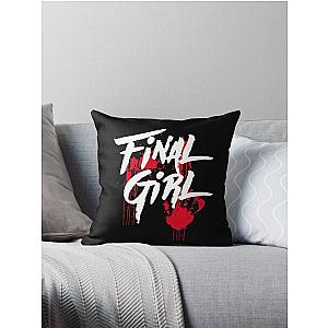 Final Girl Kickass Design Throw Pillow