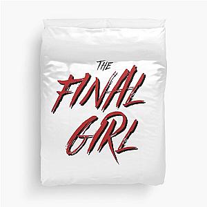 the final girl horror Duvet Cover