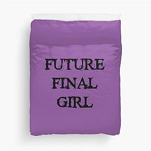 Future Final Girl (purple) Duvet Cover