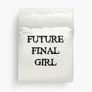 Future Final Girl (white) Duvet Cover