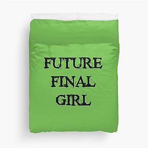 Future Final Girl (green) Duvet Cover