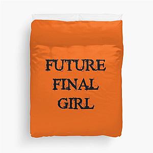 Future Final Girl (orange) Duvet Cover