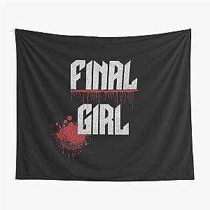 Final Girl Blood Splatter Horror Slasher Movie Tapestry