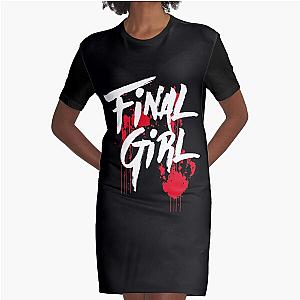 Final Girl Kickass Design Graphic T-Shirt Dress