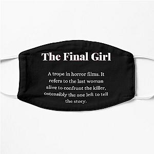 the final girl horror Flat Mask