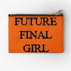 Future Final Girl (orange) Zipper Pouch