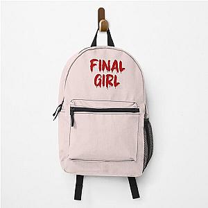 RED ON PINK FINAL GIRL BLOOD DRIP Backpack