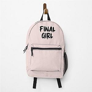 BLACK ON PINK FINAL GIRL BLOOD DRIP Backpack