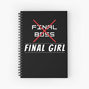 Final Boss Final Girl Spiral Notebook