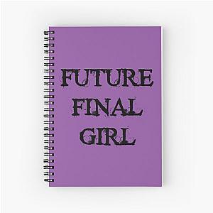 Future Final Girl (purple) Spiral Notebook