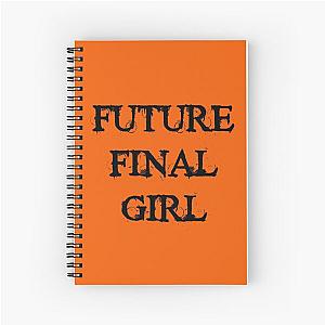 Future Final Girl (orange) Spiral Notebook