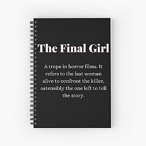 the final girl horror Spiral Notebook