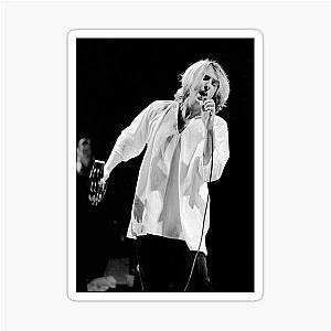 Cy Curnin The Fixx BW Photograph Sticker