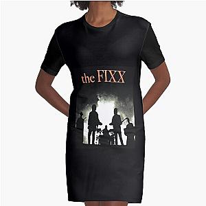 the real music popular The Fixx band Classic Graphic T-Shirt Dress