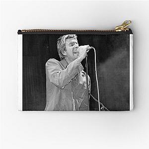 Cy Curnin - The Fixx - BW Photograph Zipper Pouch