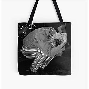 Cy Curnin - The Fixx - BW Photograph All Over Print Tote Bag