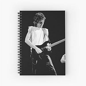 Jamie West-Oram - The Fixx - BW Photograph Spiral Notebook