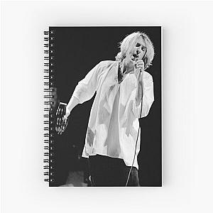 Cy Curnin - The Fixx - BW Photograph Spiral Notebook