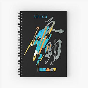 The Fixx React T-Shirt Spiral Notebook