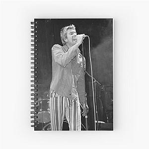 Cy Curnin - The Fixx - BW Photograph Spiral Notebook