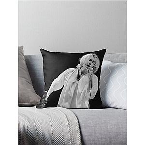 Cy Curnin - The Fixx - BW Photograph Throw Pillow