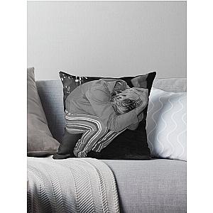 Cy Curnin - The Fixx - BW Photograph Throw Pillow