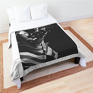 Cy Curnin The Fixx BW Photograph Comforter