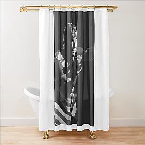 Cy Curnin The Fixx BW Photograph Shower Curtain