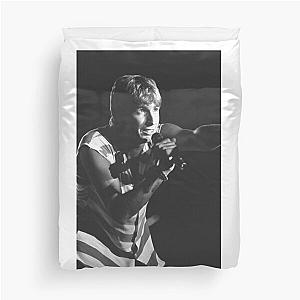 Cy Curnin The Fixx BW Photograph Duvet Cover