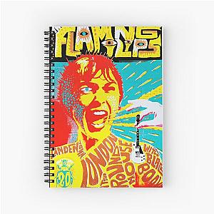 The Flaming Lips A Psychedelic Rock Band And Pop Helping Menolong To Lay Up Makanan Food Long Sleeve Spiral Notebook