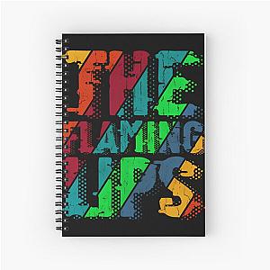 vintage color The Flaming Lips Spiral Notebook