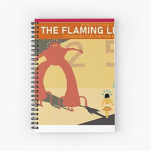 The Flaming Lips A Psychedelic Rock Band And Pop &Quot;Yoshimi Battles Pink Robots Simplified Album Spiral Notebook