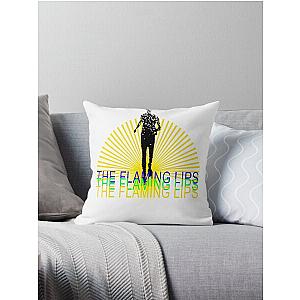 1999 The Flaming Lips Vintage The Soft Bulletin Era Race For The Prize Single Release Promo Cult 90-s Alt Psych Band Concert Tour  Throw Pillow