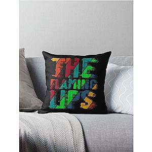 vintage color The Flaming Lips Throw Pillow