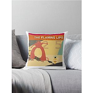 The Flaming Lips A Psychedelic Rock Band And Pop &Quot;Yoshimi Battles Pink Robots Simplified Album Throw Pillow