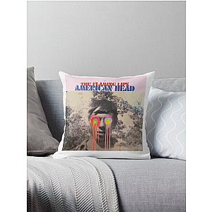 The Flaming Lips A Psychedelic Rock Band And Pop  Warroe American Head Techno Throw Pillow