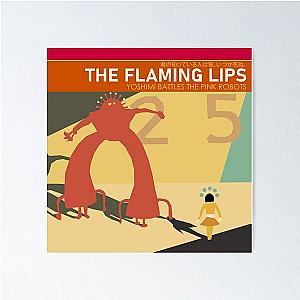 The Flaming Lips "Yoshimi Battles The Pink Robots" Simplified Album Cover Poster