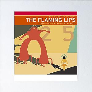 The Flaming Lips A Psychedelic Rock Band And Pop &Quot;Yoshimi Battles Pink Robots Simplified Album Poster