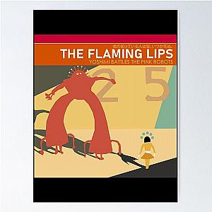 The Flaming Lips "Yoshimi Battles The Pink Robots" Simplified Album Cover Poster