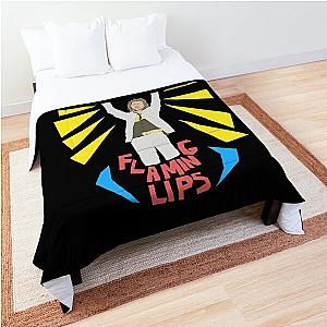 The Flaming Lips A Psychedelic Rock Band And Pop  - Big Hands Vintage Comforter