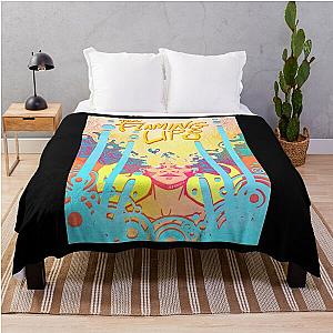 The Flaming Lips A Psychedelic Rock Band And Pop Poster Summer Tour 2019 Dj Electronic Throw Blanket