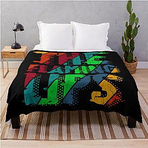 vintage color The Flaming Lips Throw Blanket