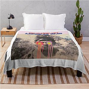 The Flaming Lips A Psychedelic Rock Band And Pop  Warroe American Head Techno Throw Blanket