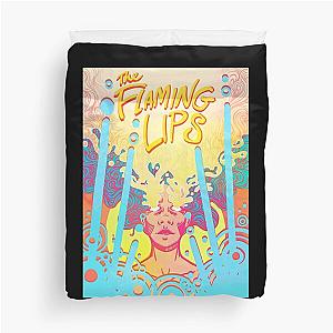 The Flaming Lips A Psychedelic Rock Band And Pop Poster Summer Tour 2019 Dj Electronic Duvet Cover