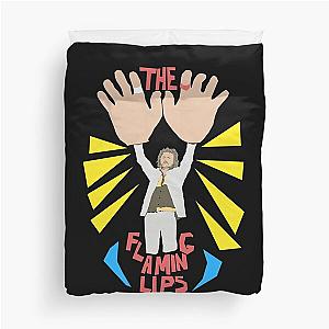 The Flaming Lips A Psychedelic Rock Band And Pop  - Big Hands Vintage Duvet Cover