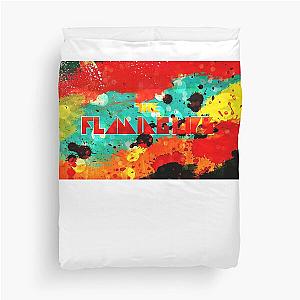 The Flaming Lips A Psychedelic Rock Band And Pop Art Lips Vintage Duvet Cover