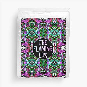 The Flaming Lips A Psychedelic Rock Band And Pop  - Psychedelic Pattern 2 Music Duvet Cover