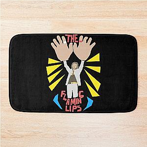 The Flaming Lips A Psychedelic Rock Band And Pop  - Big Hands Vintage Bath Mat