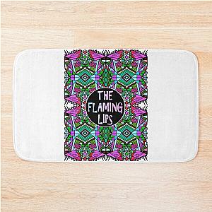 The Flaming Lips A Psychedelic Rock Band And Pop  - Psychedelic Pattern 2 Music Bath Mat