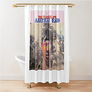 The Flaming Lips A Psychedelic Rock Band And Pop  Warroe American Head Techno Shower Curtain